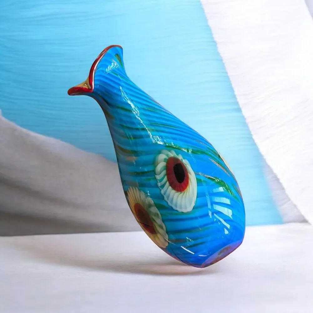 Murano Art Glass Vase 18.75